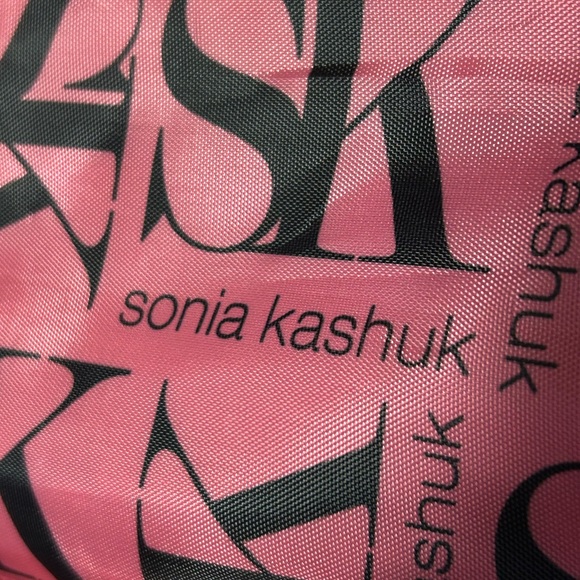 Sonia Kashuk Black and Pink Polka Dot Cosmetic Bag NWOT - Picture 7 of 7